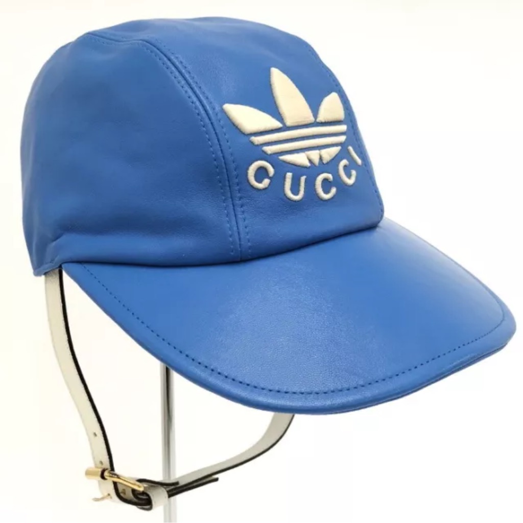 Gucci X Adidas Leather Cap Nwt Unisex